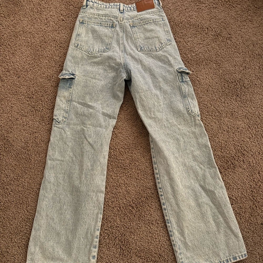 Princess Polly Women's Relaxed Light Blue Jeans